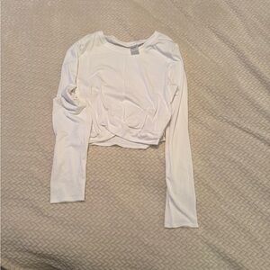 White Long Sleeve Top- Athleta
